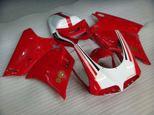 Charger l'image dans le visualiseur de la galerie, Red and White Factory Style - Ducati 996 96-02 Fairing Kit (Single Passenger Seat)