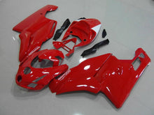 Charger l'image dans le visualiseur de la galerie, Red and White Factory Style - Ducati 999 03-04 Fairing Kit (Single Passenger Seat)