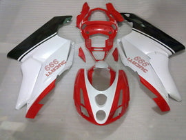 Red and White Green Factory Style - Ducati 999 03-04 Fairing Kit