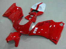 Charger l'image dans le visualiseur de la galerie, Red with White Sticker Factory Style - Ducati 996 96-02 Fairing Kit (Single Passenger Seat)