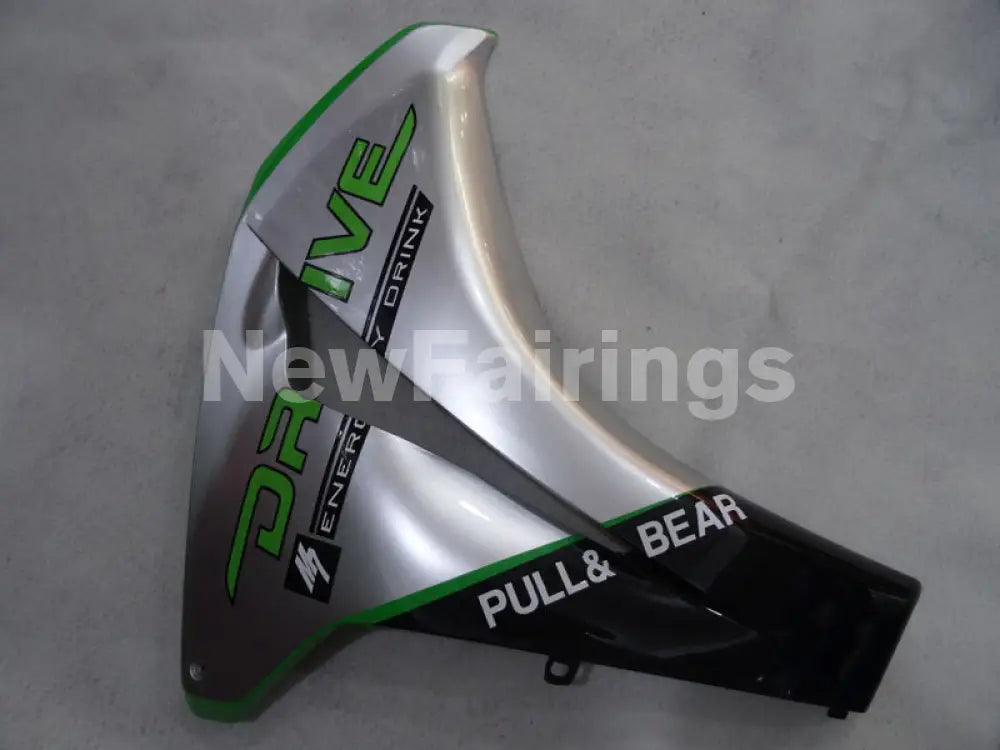 Silver and Green DRIVE - CBR1000RR 08-11 Fairing Kit