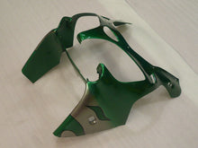 Charger l'image dans la galerie, Silver and Green Flame - NINJA ZX-9R 00-01 Fairing Kit