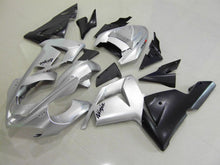 Charger l'image dans le visualiseur de la galerie, Silver and Mate Black Factory Style - NINJA ZX-10R 04-05 Fairing Kit