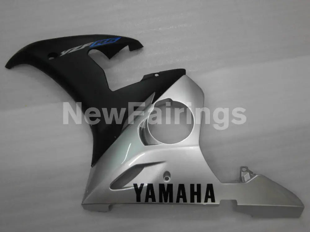 Silver and Matte Black Factory Style - YZF-R6 03-04 Fairing Kit Vehicles & Parts > Vehicle Parts & Accessories > Motor