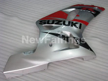 Charger l'image dans la galerie, Silver and Red Black Factory Style - GSX-R600 01-03 Fairing Kit