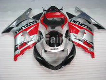 Charger l'image dans la galerie, Silver and Red Black Factory Style - GSX-R600 01-03 Fairing Kit