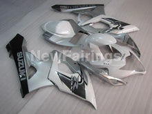 Charger l'image dans le visualiseur de la galerie, Silver and White Black Factory Style - GSX-R1000 05-06 Fairing Kit