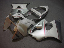 Charger l'image dans la galerie, Silver and White No decals - NINJA ZX-6R 00-02 Fairing Kit