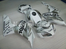 Charger l'image dans la galerie, Silver and White Repsol - CBR1000RR 06-07 Fairing Kit