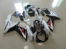 Charger l&#39;image dans la galerie, White and Black Red Factory Style - GSX-R600 11-24 Fairing
