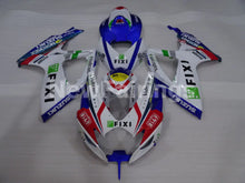 Charger l&#39;image dans la galerie, White and Blue Red MOTOREX - GSX-R600 06-07 Fairing Kit -