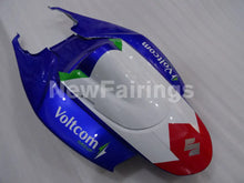 Charger l&#39;image dans la galerie, White and Blue Red MOTOREX - GSX-R600 06-07 Fairing Kit -