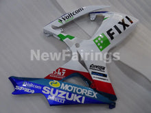Charger l&#39;image dans la galerie, White and Blue Red MOTOREX - GSX-R600 06-07 Fairing Kit -