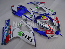 Charger l&#39;image dans la galerie, White and Blue Red MOTOREX - GSX-R600 06-07 Fairing Kit -