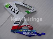 Charger l&#39;image dans la galerie, White and Blue Red MOTOREX - GSX-R600 06-07 Fairing Kit -