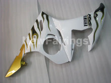 Charger l&#39;image dans la galerie, White and Gold Flame - YZF-R6 03-04 Fairing Kit Vehicles &amp; Parts &gt; Vehicle Parts &amp; Accessories &gt; Motor Vehicle Parts &gt;