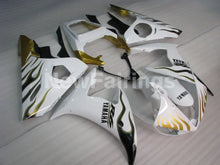 Charger l&#39;image dans la galerie, White and Gold Flame - YZF-R6 03-04 Fairing Kit Vehicles &amp; Parts &gt; Vehicle Parts &amp; Accessories &gt; Motor Vehicle Parts &gt;