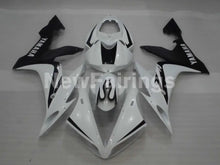 Charger l&#39;image dans la galerie, White Matte Black Factory Style - YZF-R1 04-06 Fairing Kit