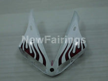 Charger l&#39;image dans la galerie, White and Red Flame - YZF-R1 04-06 Fairing Kit - Vehicles &amp;