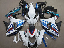 Charger l&#39;image dans la galerie, White and Black Blue Factory Style - GSX - R1000 09 - 16