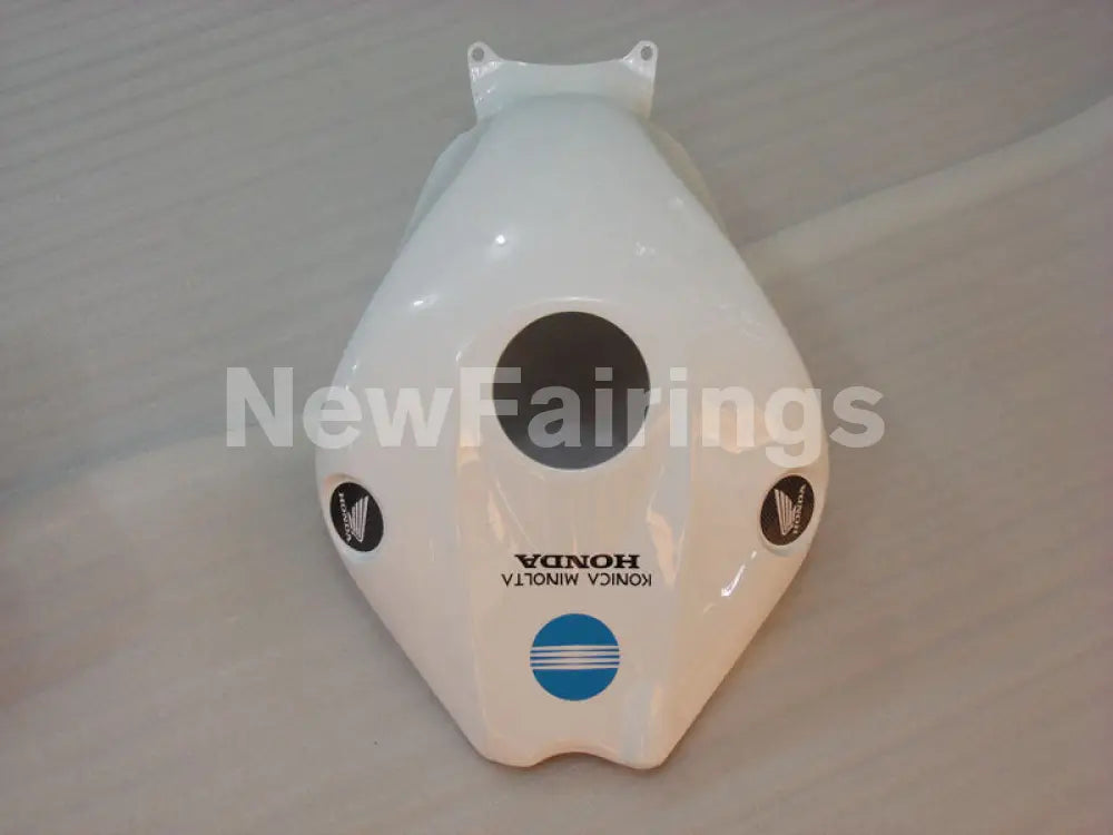 White and Black Blue Konica Minolta - CBR1000RR 08-11 Fairing Kit