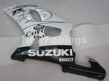 Charger l'image dans la galerie, White and Black Corona - GSX-R600 01-03 Fairing Kit -