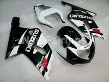Charger l'image dans la galerie, White and Black Factory Style - GSX-R600 01-03 Fairing Kit -
