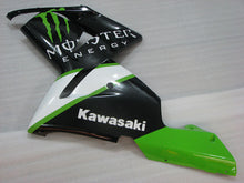 Charger l'image dans le visualiseur de la galerie, White and Black Green Monster - NINJA ZX-10R 04-05 Fairing Kit