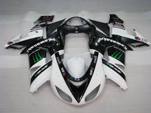Charger l'image dans le visualiseur de la galerie, White and Black Monster - NINJA ZX-10R 06-07 Fairing Kit