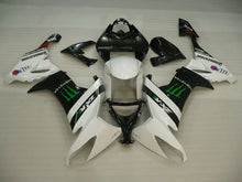 Charger l'image dans le visualiseur de la galerie, White and Black Monster - NINJA ZX-10R 08-10 Fairing Kit