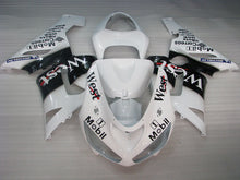 Charger l'image dans la galerie, White and Black West - NINJA ZX-6R 05-06 Fairing Kit