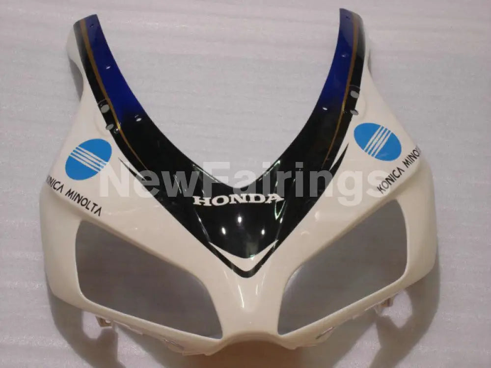 White and Blue Black Konica Minolta - CBR1000RR 06-07 Fairing Kit