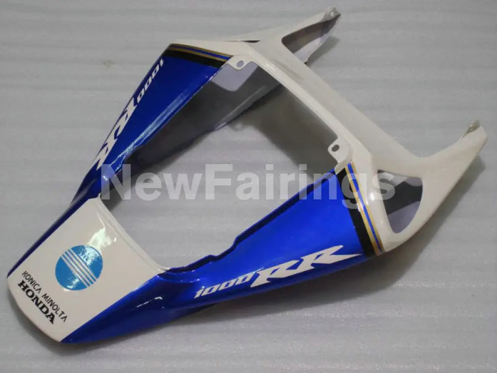White and Blue Black Konica Minolta - CBR1000RR 06-07 Fairing Kit