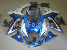 Charger l'image dans la galerie, White and Blue Factory Style - GSX-R600 11-24 Fairing Kit