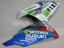 Charger l&#39;image dans la galerie, White and Blue MOTOREX - GSX - R1000 09 - 16 Fairing Kit