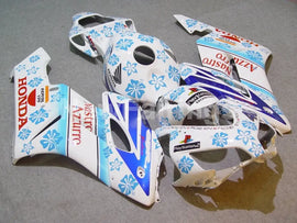 White and Blue Nastro Azzurro - CBR1000RR 04-05 Fairing Kit