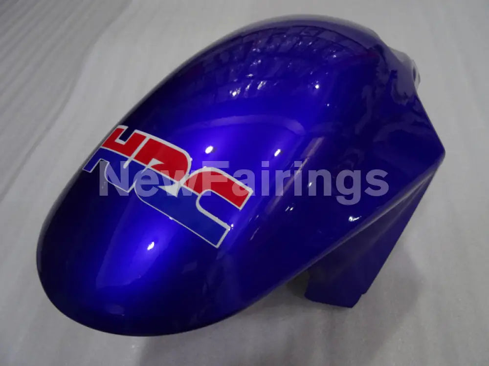 White and Blue Red Factory Style - CBR 954 RR 02-03 Fairing Kit