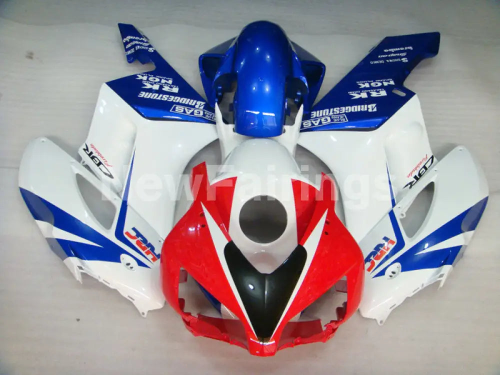 White and Blue Red HRC - CBR1000RR 04-05 Fairing Kit