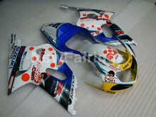Charger l'image dans le visualiseur de la galerie, White and Blue Yellow Dark Dog - GSX-R600 01-03 Fairing Kit