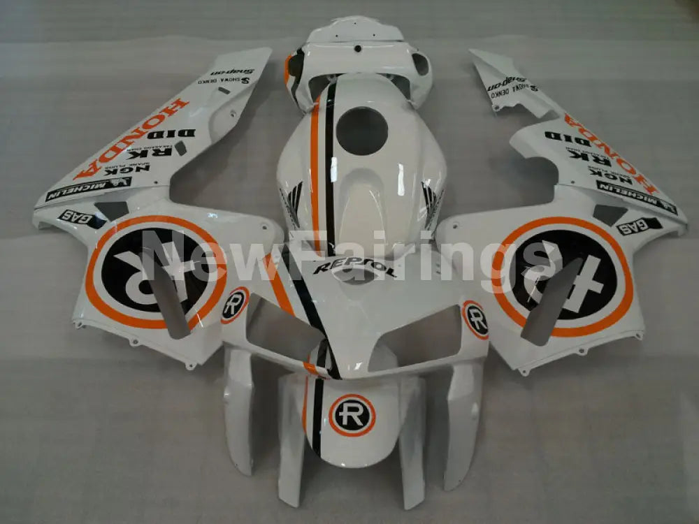 White and Orange Black Repsol - CBR600RR 05-06 Fairing Kit