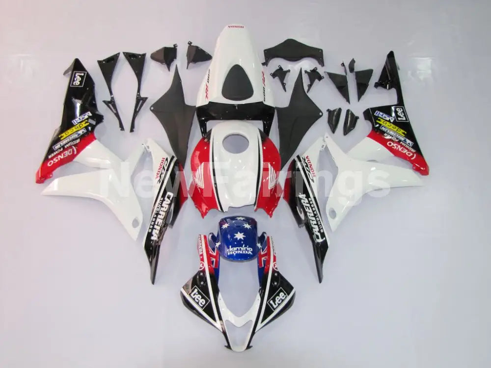White and Red Black Lee - CBR600RR 07-08 Fairing Kit