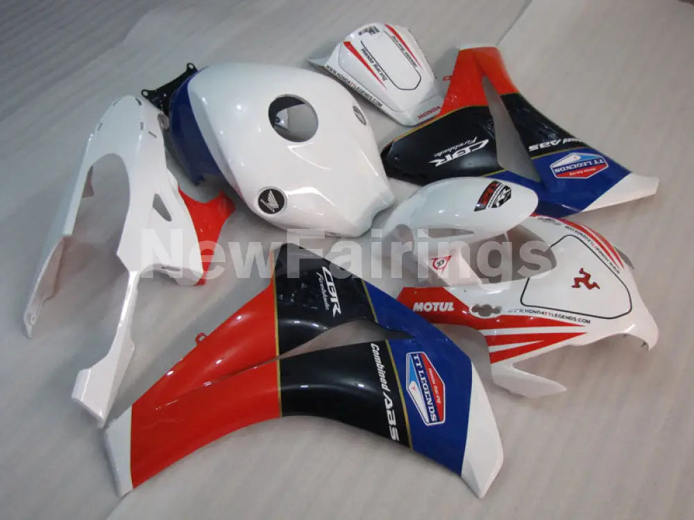 White and Red Blue MOTUL - CBR1000RR 08-11 Fairing Kit