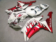 Charger l'image dans la galerie, White and Red Flame - YZF-R6 08-16 Fairing Kit Vehicles &amp; Parts > Vehicle Parts &amp; Accessories > Motor Vehicle Parts >