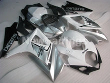 Charger l'image dans le visualiseur de la galerie, White and Silver Black Factory Style - GSX-R1000 07-08 Fairing Kit