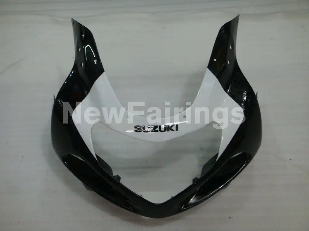 White and Silver Black Factory Style - GSX-R600 01-03 Fairing Kit