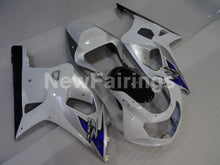 Charger l'image dans le visualiseur de la galerie, White Silver and Black Factory Style - GSX-R600 01-03 Fairing Kit