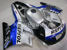Charger l'image dans la galerie, White and Silver Blue Repsol - CBR600 F2 91-94 Fairing Kit