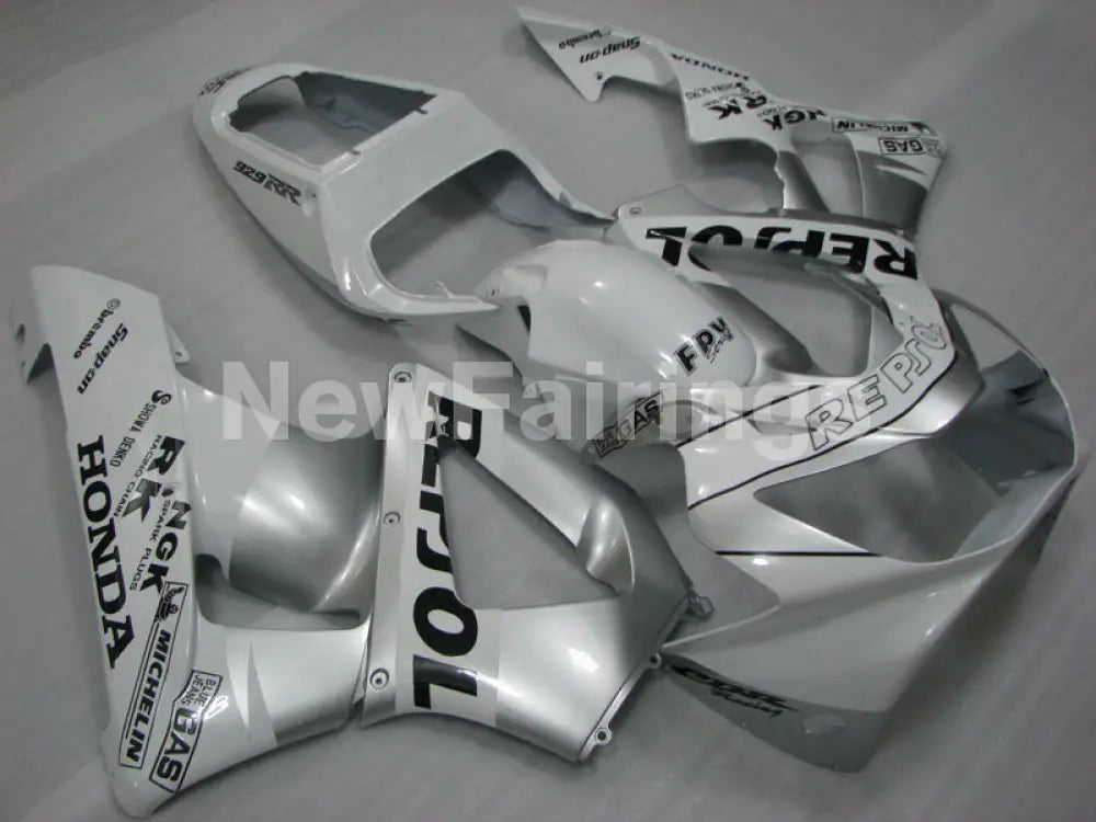 White and Silver Repsol - CBR 929 RR 00-01 Fairing Kit