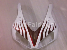 Charger l'image dans la galerie, White and Wine Red Flame - CBR1000RR 06-07 Fairing Kit