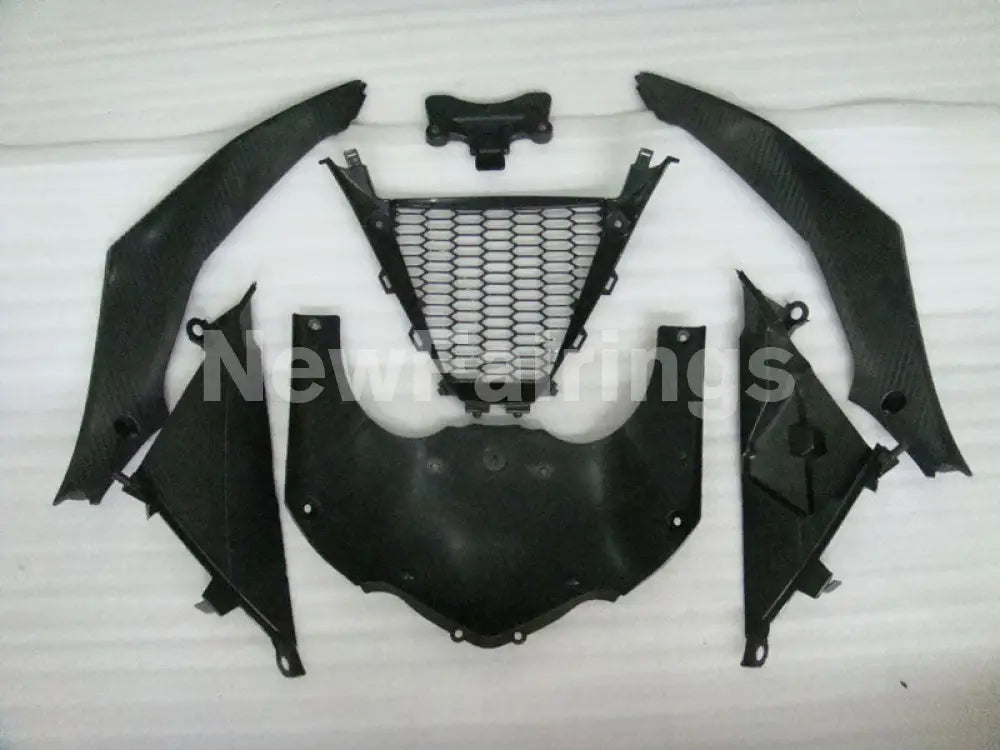 Wine Red and White Black Factory Style - GSX-R1000 07-08 Fairing Kit